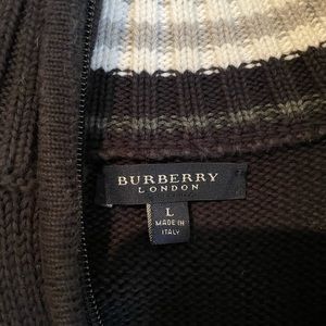 Burberry Size L Men’s Quarter Zip